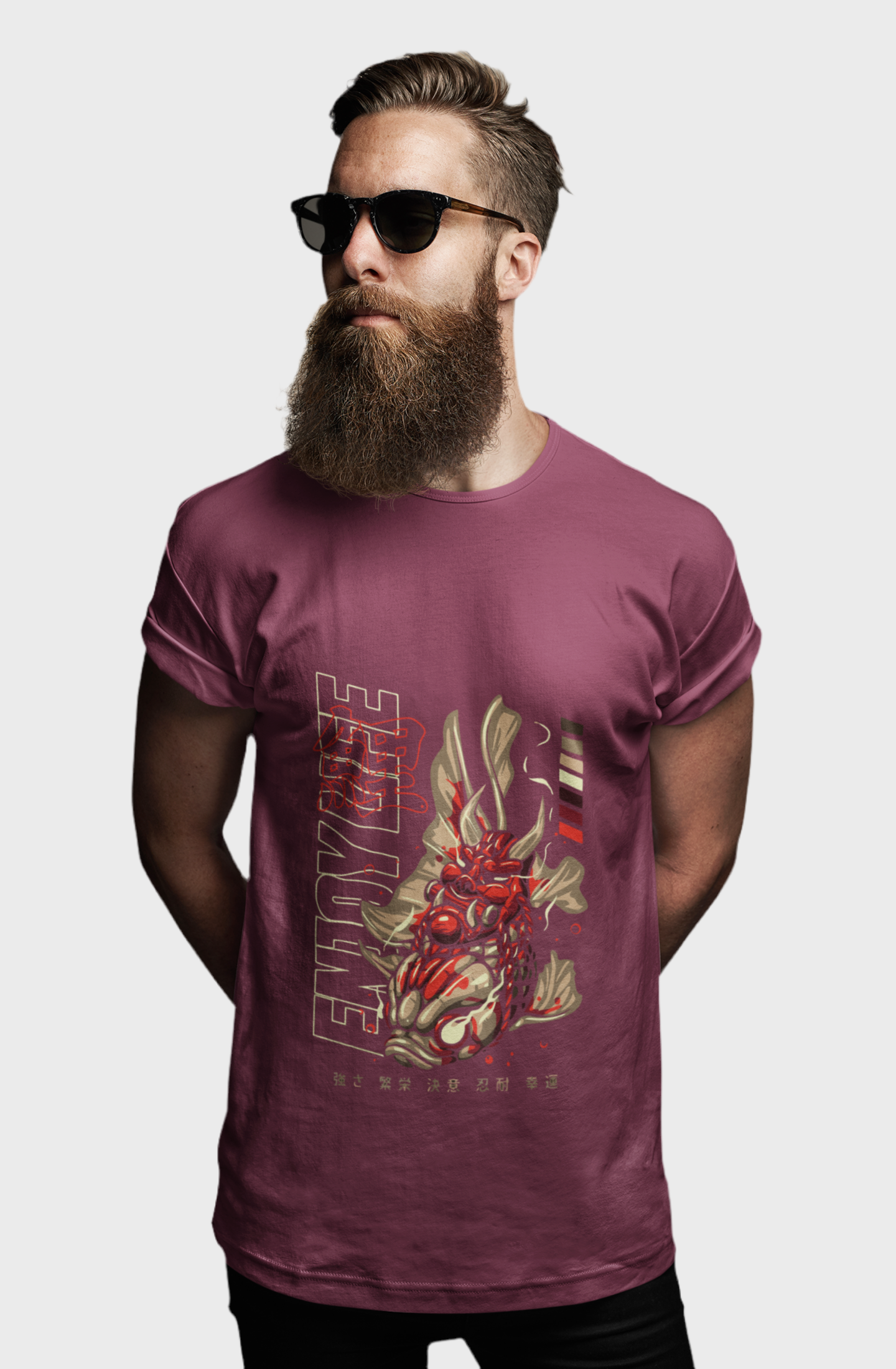 Koi Dragon T-Shirt: Ride the Wave of Style