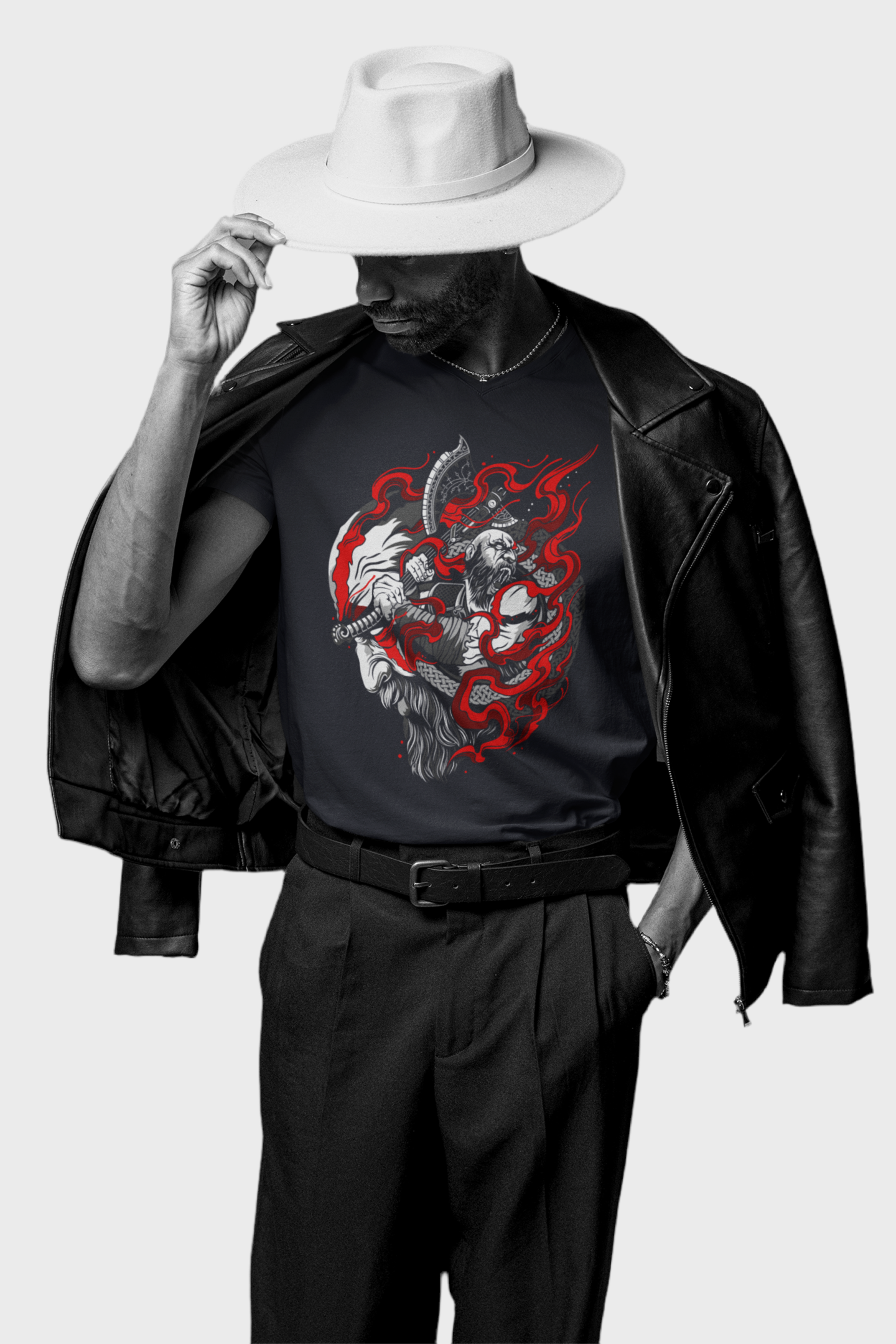 Samurai Fire T-Shirt: Ignite the Warrior Within