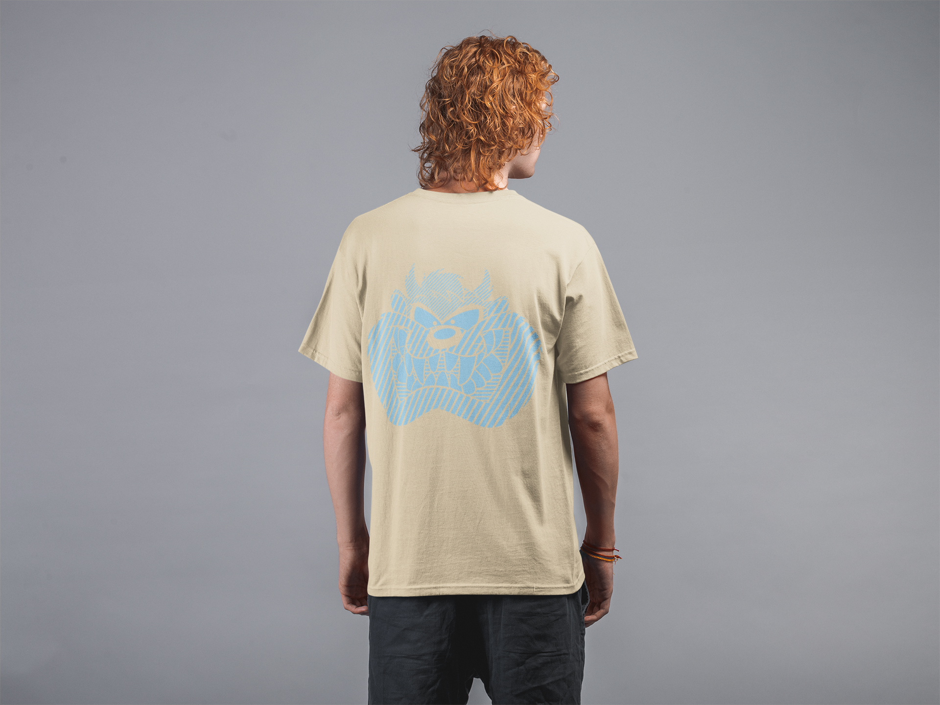 Bold Beast Backprint T-Shirt: Unleash Your Inner Wild