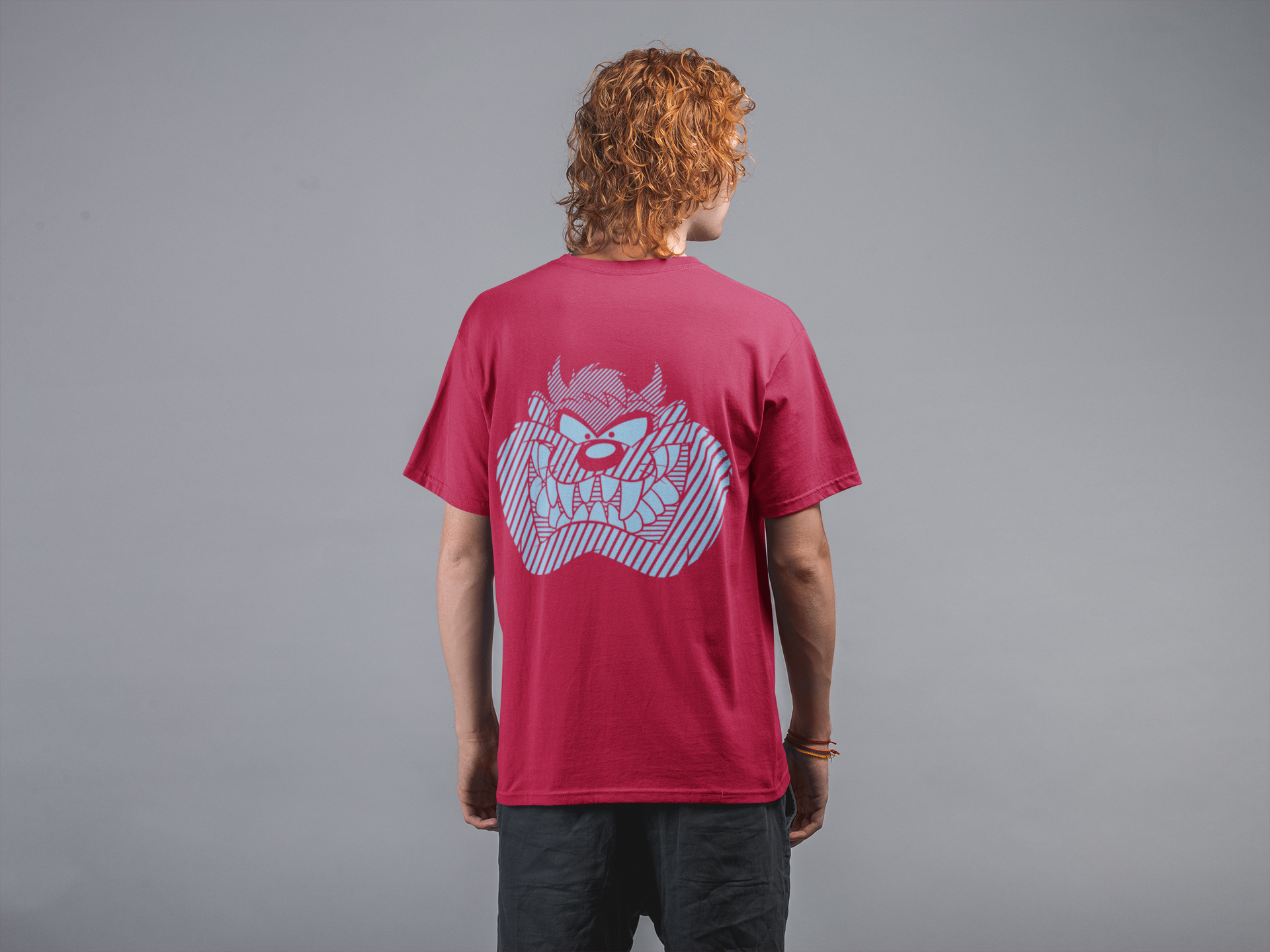 Bold Beast Backprint T-Shirt: Unleash Your Inner Wild