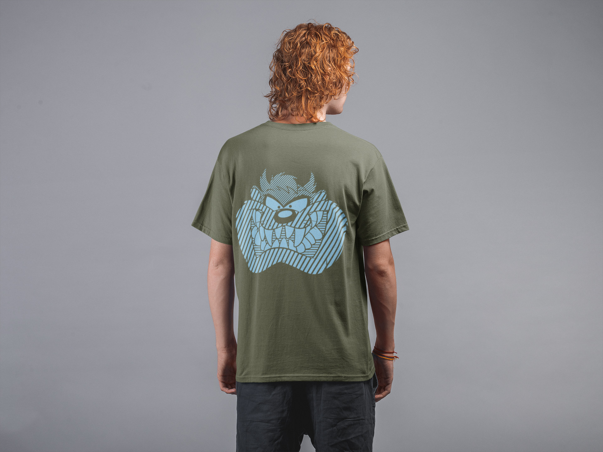 Bold Beast Backprint T-Shirt: Unleash Your Inner Wild