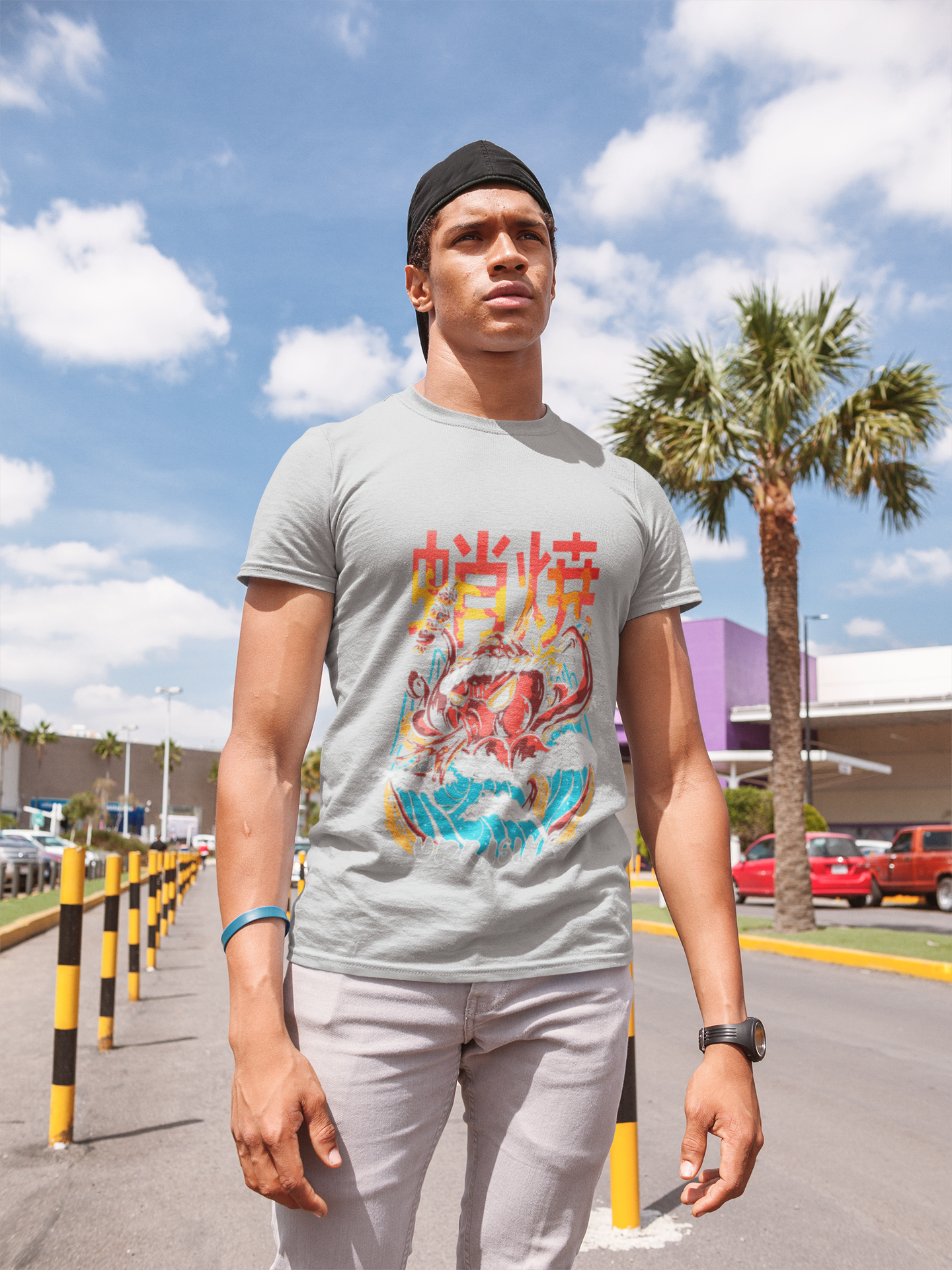 Street Style Spotlight: Bold Crab Graphic T-Shirt