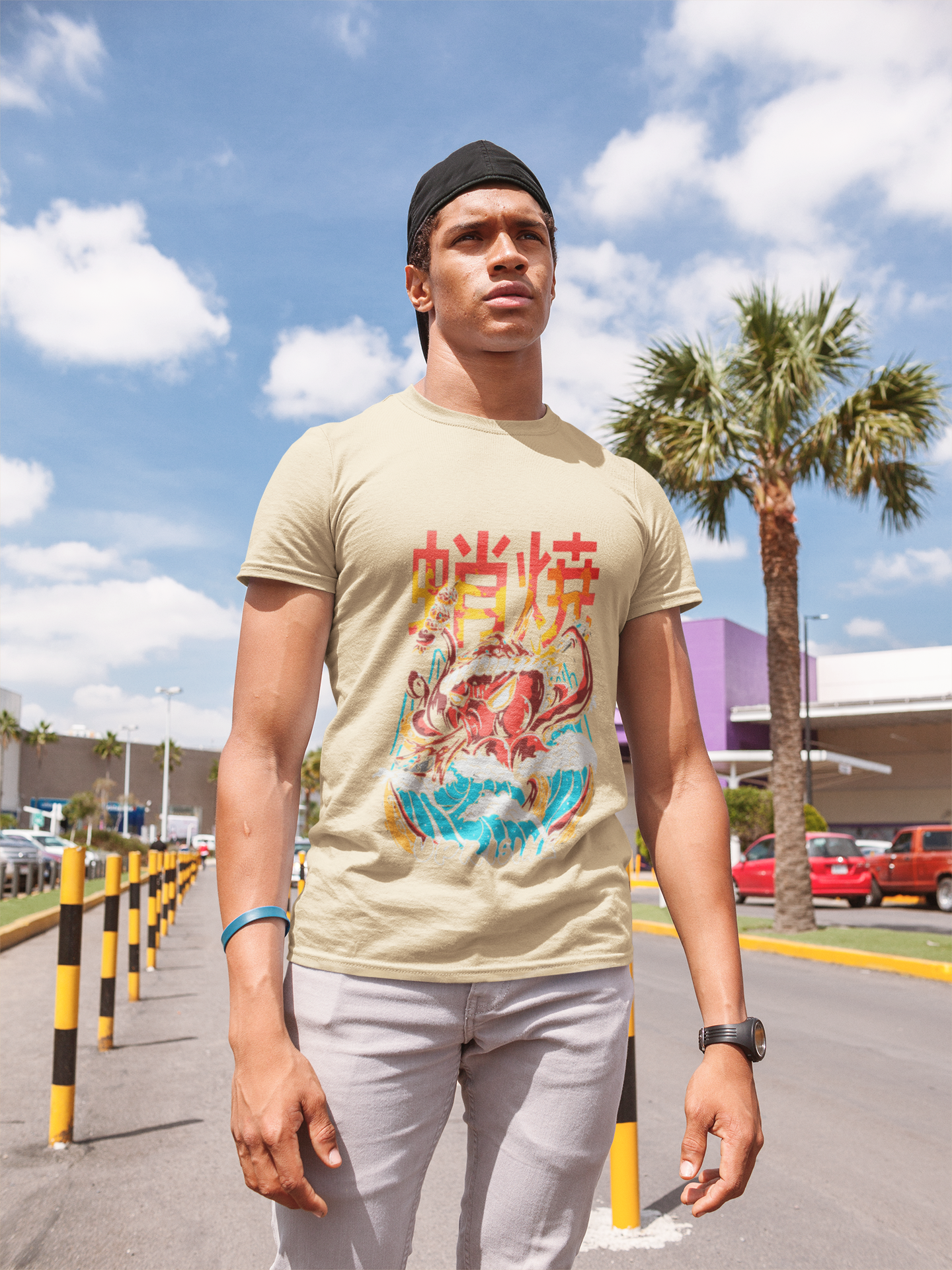 Street Style Spotlight: Bold Crab Graphic T-Shirt