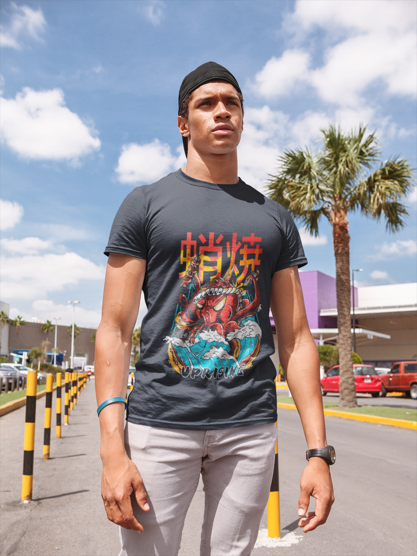 Street Style Spotlight: Bold Crab Graphic T-Shirt