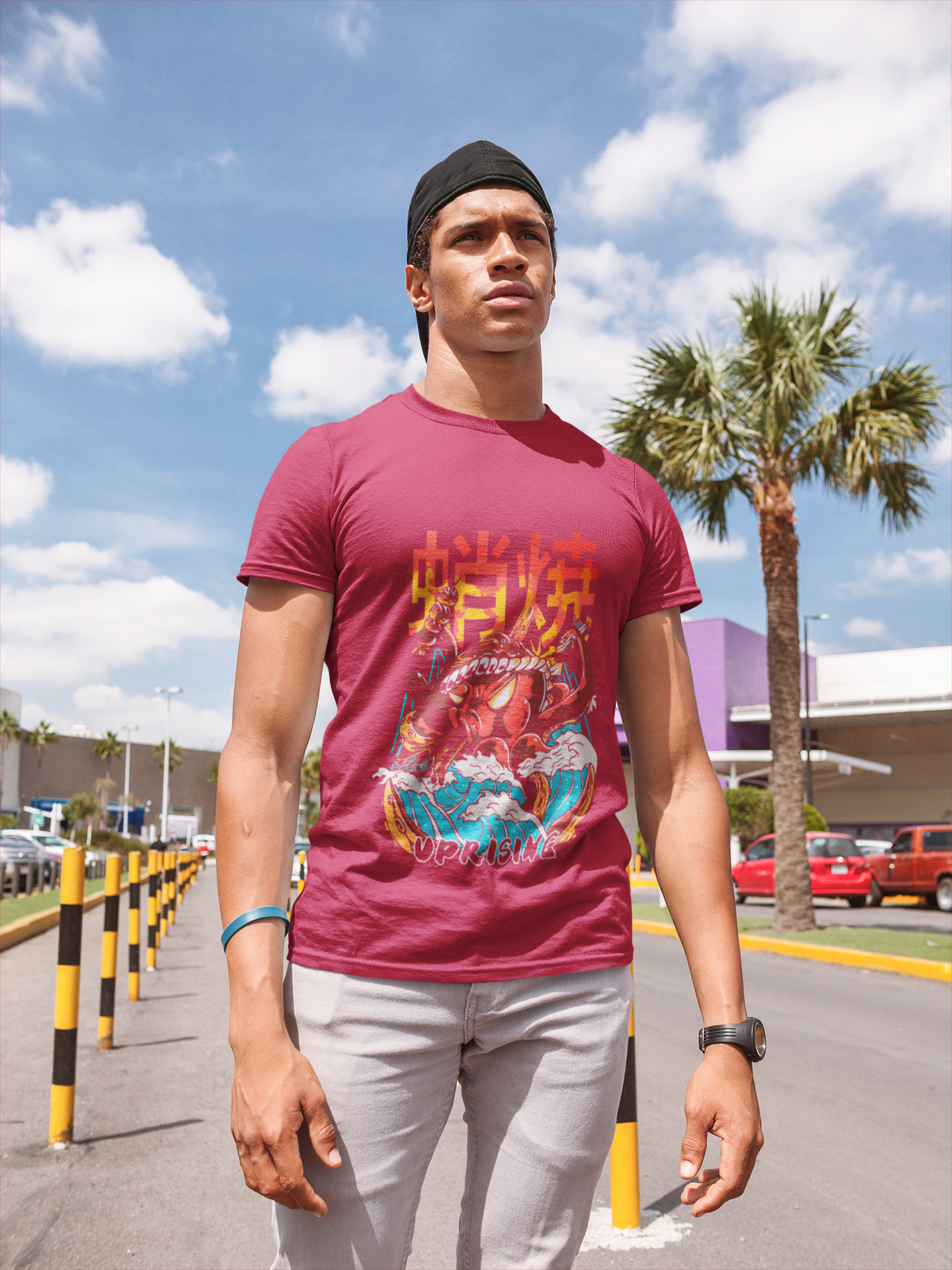 Street Style Spotlight: Bold Crab Graphic T-Shirt