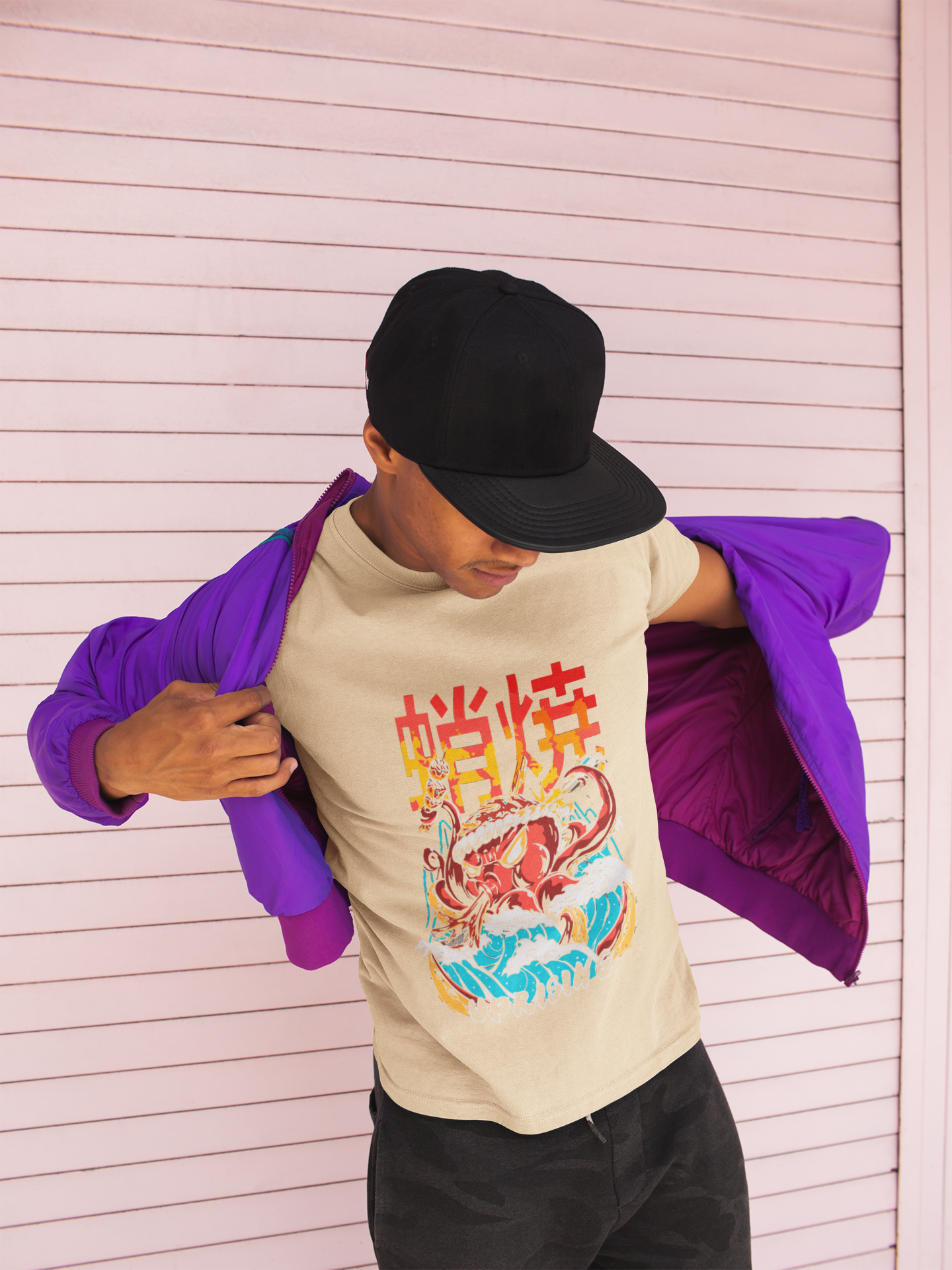 Street Style Spotlight: Bold Crab Graphic T-Shirt