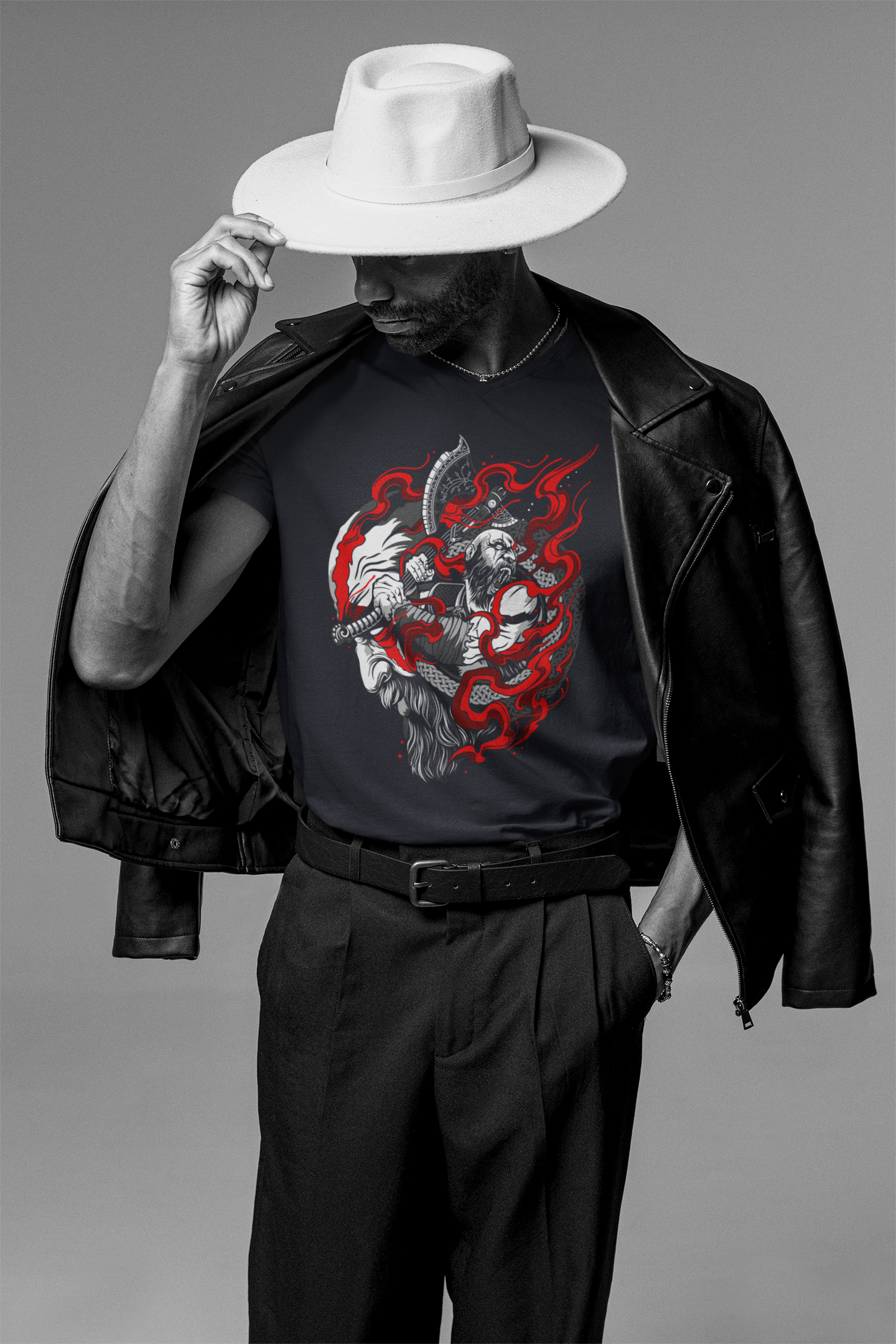 Samurai Fire T-Shirt: Ignite the Warrior Within